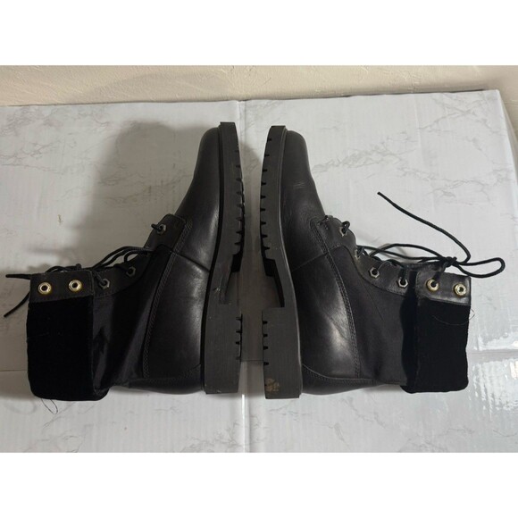 VTG Timberland Womens Sz 7M Premium Fold IN Winter 84316 Boots Grunge Streetware - Picture 6 of 9